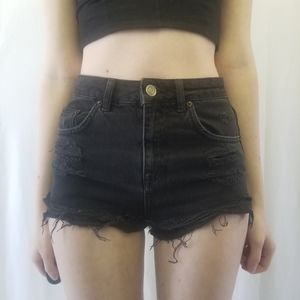 Topshop Moto Mom Shorts
